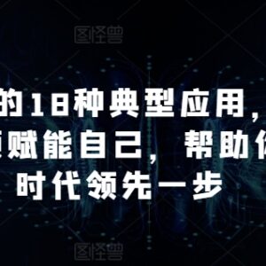 18种AI典型应用及AI+短视频实操指南 助你AI时代抢占发展先机-雨叶虚拟资源网