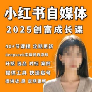 小红书电商自媒体创富课2.0版 实战打卡训练营全课程详解-雨叶虚拟资源网