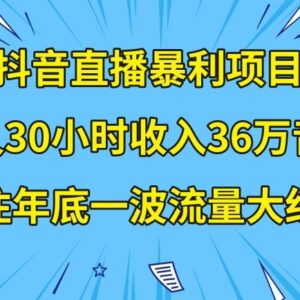 抖音直播企业年会宣传片定制 年底流量红利期实操盈利攻略-雨叶虚拟资源网