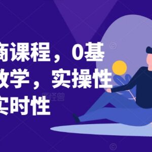 0基础淘系电商实战系统课程 覆盖运营全流程实操教学-雨叶虚拟资源网