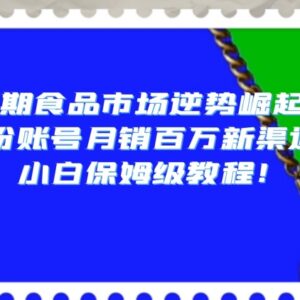 临期食品赛道逆势崛起 新手做号月销百万保姆级实操教程-雨叶虚拟资源网