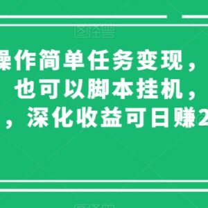 微信简单任务变现玩法拆解 多号操作脚本挂机收益提升攻略-雨叶虚拟资源网