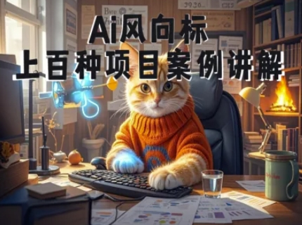 0基础AI视频商业应用教学 附100余种实操项目玩法案例