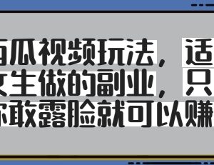 西瓜视频露脸读新闻玩法拆解 适合普通人的低门槛副业项目-雨叶虚拟资源网
