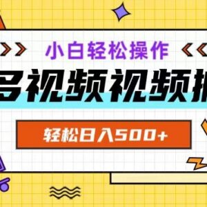 多多视频新手入门操作指南 低门槛带货流量变现玩法解析-雨叶虚拟资源网