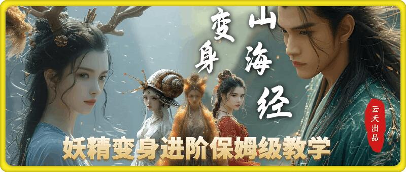 云天AI山海经妖精变身视频教程 保姆级进阶制作教学