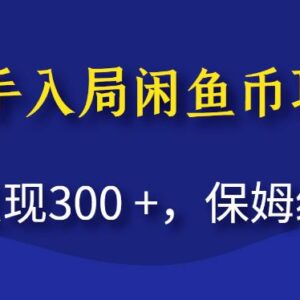 零基础入局闲鱼币项目保姆级教程 新手操作当天可变现300+-雨叶虚拟资源网