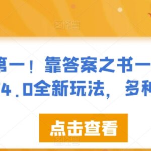 答案之书4.0全新玩法拆解 单日收益1500+多变现路径详解-雨叶虚拟资源网