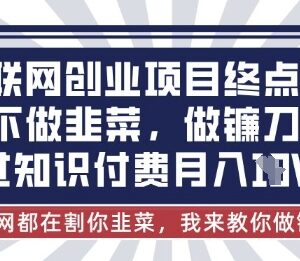 2025知识付费创业避坑指南 合规运营实现长期稳定月入十万-雨叶虚拟资源网