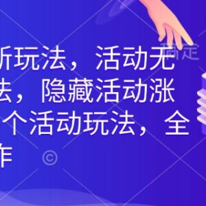 2025拼多多全类目6种活动玩法 含隐藏及无限涨价实操教程-雨叶虚拟资源网
