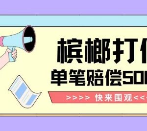 槟榔打假赔偿正规玩法揭秘 操作简单单笔订单最高可获赔500元-雨叶虚拟资源网