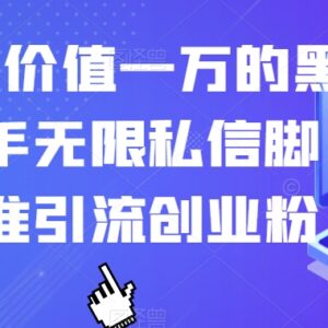 快手无限私信脚本使用说明 可精准引流创业粉的获客工具分享-雨叶虚拟资源网