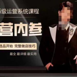 千万级淘系高阶运营系统课 从选品到爆品完整做店实操指南-雨叶虚拟资源网