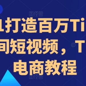 从0到1搭建TikTok直播间短视频 Tk跨境电商运营实操教程-雨叶虚拟资源网