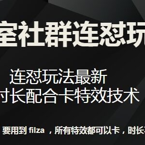 梅花实验室社群第七期连怼玩法 改时长卡特效实操技术分享-雨叶虚拟资源网