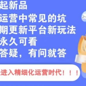 文西电商运营实操系统课程分享 规避开店全流程常见运营坑点-雨叶虚拟资源网