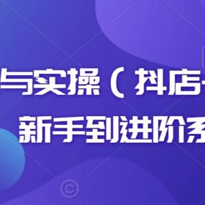 抖店淘系拼多多全平台电商实操课 新手从入门到进阶系统教程-雨叶虚拟资源网
