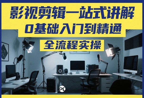 0基础影视剪辑全流程实操教程 从入门到精通一站式讲解