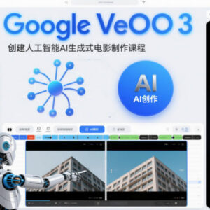 Google Veo 3人工智能生成式电影制作课程 零基础实操入门指南-雨叶虚拟资源网