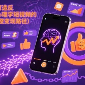 AI制作反直觉心理学短视频 涨粉技巧及完整变现路径分享-雨叶虚拟资源网