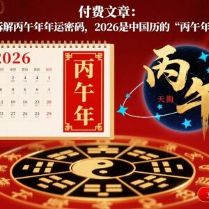 2026年丙午年年运密码拆解 干支年景特征及对应关联行业分析-雨叶虚拟资源网