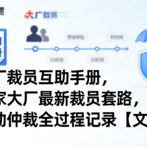 2025大厂裁员应对全指南 含预警维权求职攻略附完整参考文档-雨叶虚拟资源网
