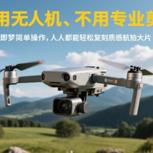 无需无人机与专业剪辑技能 用即梦AI轻松生成质感航拍大片-雨叶虚拟资源网