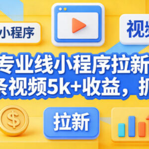 豆包专业线小程序拉新项目玩法 单条爆款视频可获5000+收益-雨叶虚拟资源网