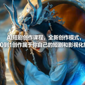 零基础AI短剧创作课程 从0到1打造专属短剧及影视化短片-雨叶虚拟资源网