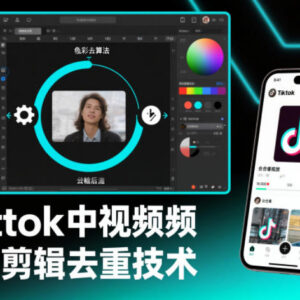 2025TikTok中视频纯搬运剪辑去重技术 可自行测试附资源-雨叶虚拟资源网