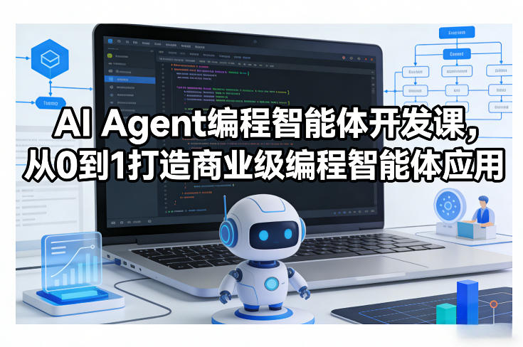 AI Agent编程智能体开发课 从0到1掌握商业级应用落地全流程