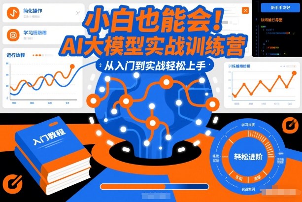 小白可学AI大模型实战训练营 从入门到应用开发全流程教学