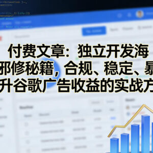 付费内容：独立开发者海外谷歌广告合规提收益实战方法-雨叶虚拟资源网