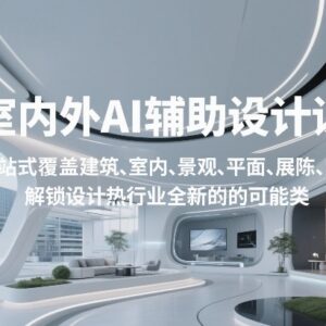 覆盖五大热门设计品类 室内外AI设计课助力从业者提升核心竞争力-雨叶虚拟资源网