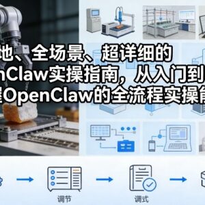 OpenClaw全场景实操指南 从入门部署到商业化落地全流程教学-雨叶虚拟资源网