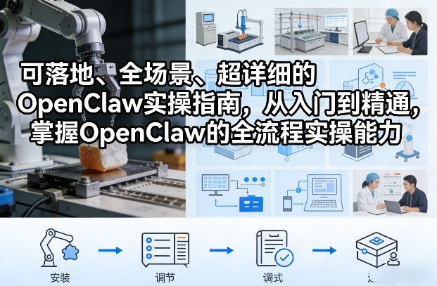 OpenClaw全场景实操指南 从入门部署到商业化落地全流程教学