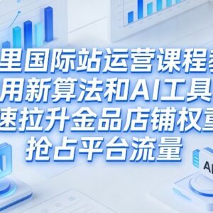 2026版阿里国际站运营课程 用新算法与AI工具拉升金品店铺权重抢流量-雨叶虚拟资源网