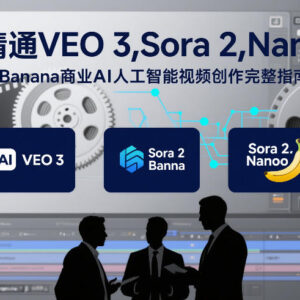 VEO 3、Sora 2、Nano Banana商业AI视频创作从入门到精通指南-雨叶虚拟资源网
