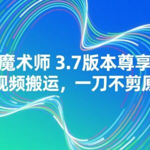 AI魔术师3.7尊享版功能详解 短视频无剪辑搬运变原创技巧-雨叶虚拟资源网