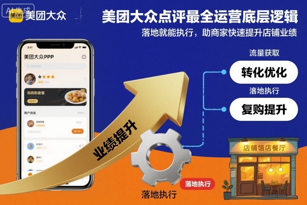 美团大众点评运营全指南 可落地执行助力商家提升店铺业绩