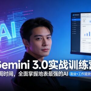 Gemini 3.0一周实战训练营 掌握AI实现职场提效副业增收-雨叶虚拟资源网
