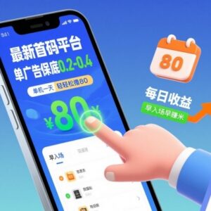 最新首码看广告赚钱项目 单广告0.2-0.4元 单机单日可赚80元-雨叶虚拟资源网