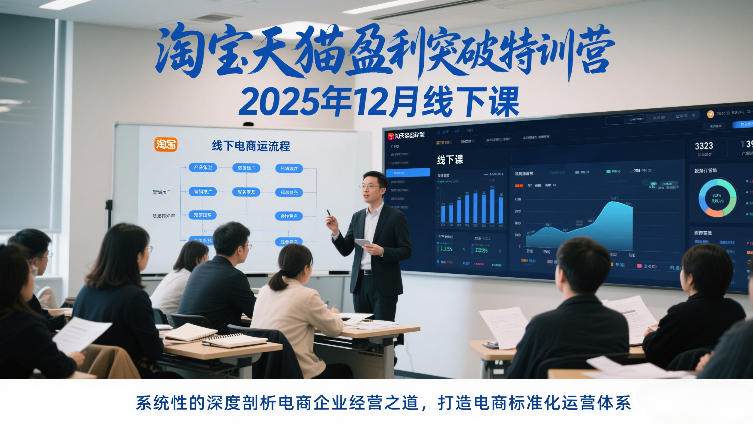 2025年12月淘宝天猫盈利特训营 系统性搭建电商标准化运营体系