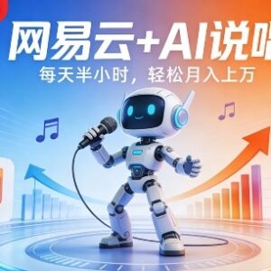 借助网易云+AI说唱做内容变现 低门槛单人可操作月入过万玩法-雨叶虚拟资源网