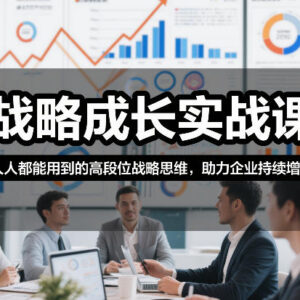 战略成长实战课：掌握高段位战略思维 助力企业持续增长-雨叶虚拟资源网