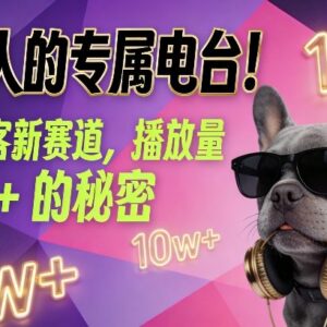 萌宠播客新赛道运营指南 养宠人低门槛做内容破10W播放技巧-雨叶虚拟资源网