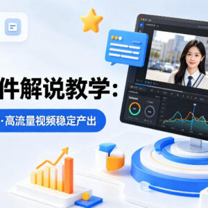 热点事件解说视频制作教程 零基础新手快速上手产出高流量内容-雨叶虚拟资源网