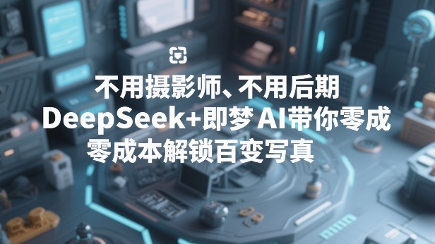 用DeepSeek+即梦AI制作百变写真 零成本无需专业摄影师和后期
