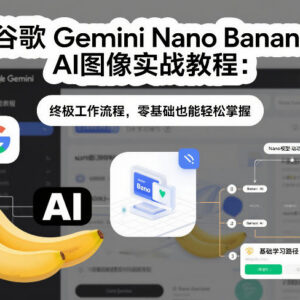 谷歌Gemini Nano Banana AI图像工作流 零基础轻松上手实战教程-雨叶虚拟资源网