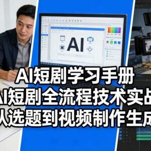 AI短剧全流程制作实战指南 从选题到变现系统学习手册-雨叶虚拟资源网
